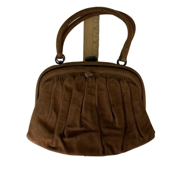 VINTAGE Lamprom Handbag Brown OS - Picture 6 of 7